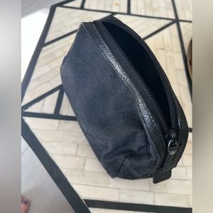 Black Gucci Cosmetic Pouch